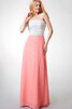 Robe demoiselle d'honneur luxueux avec zip ruché de bustier avec ruban - 5