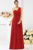 Robe demoiselle d'honneur longue plissé manche nulle avec fronce en chiffon - 23