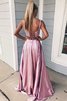 Robe de bal cordon glamour en satin appliques de princesse - 2