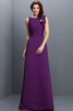 Robe demoiselle d'honneur longue en forme fermeutre eclair col en bateau en satin - 15