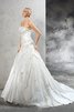 Reißverschluss Trägerlos Duchesse-Linie Ärmelloses Anständiges Brautkleid - 6