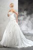 Reißverschluss Trägerlos Duchesse-Linie Ärmelloses Anständiges Brautkleid - 5