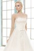 Abito da Sposa Senza Maniche senza strap Semplice con Applique A-Line in pizzo - 2