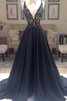 Vestido de Fiesta de Corte princesa de Corte-A de Largo de Natural de Sin mangas - 2