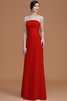 Vestido de Dama de Honor de Sin mangas de Cremallera de Volantes Adorno - 30