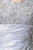 Perlenbesetztes A-Line kurze Ärmeln bodenlanges Abendkleid mit Applikation aus Taft - 3