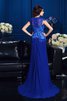 Chiffon A-Linie Prinzessin Brautmutterkleid mit V-Ausschnitt mit Applikation - 2
