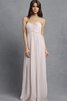 Gerüschtes Chiffon Herz-Ausschnitt Modern Brautjungfernkleid - 3