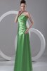 Robe demoiselle d'honneur ruché longueur au ras du sol de bustier - 4