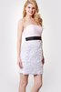 Robe demoiselle d'honneur simple avec sans manches en chiffon de lotus ruché - 5