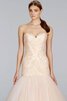 Abito da Sposa A Terra Cuore con Perline Senza Maniche in Tulle in pizzo - 2