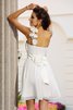 Chiffon Prinzessin A Linie Mini Cocktailkleid mit Blume - 2