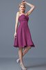 Robe demoiselle d'honneur distinguee ligne a en chiffon de tour de ceinture en haute - 2