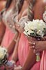Herz-Ausschnitt einfaches knielanges glamouröses Brautjungfernkleid mit Kristall ohne Ärmeln - 2