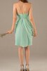 Robe demoiselle d'honneur avec sans manches de dos nu avec chiffon ligne a - 3