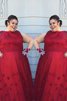 Robe de bal de princesse avec zip jusqu'au sol en grandes tailles textile en tulle - 1