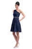 Abito da damigella mini angelico schiena nuda moderno a-line a sala - 1