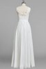 Abito da Sposa Alla Caviglia decorato Cerniera sexy a riva A-Line - 2