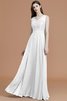 A Linie Prinzessin Normale Taille Ärmelloses Bodenlanges Brautjungfernkleid - 35