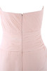 Kirche Chiffon formelles stilvolles Abendkleid mit natürlicher Taille ohne Träger - 6