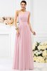 Ärmelloses Empire Taille Prinzessin Ein Träger Brautjungfernkleid aus Chiffon - 22
