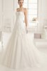 Abito da Sposa Lungo Senza Maniche originale sogno A-Line Spazzola Treno - 1