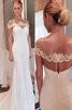 Abito da sposa pudica sensuale classico sbalorditivo con piega semplice - 2