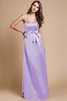 Robe demoiselle d'honneur longue col en forme de cœur collant avec zip jusqu'au sol - 19