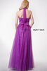 Vestido de Dama de Honor de Corte-A en Tul de Fajas de Sin mangas de Escote Corazón - 3
