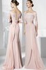Robe de bal plissé luxueux classique en 1/2 manche de fourreau - 1