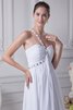 Robe de mariée simple nature sans empire ruché de col en cœur - 7