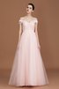 Tüll Bezaubernd Prinzessin Herz-Ausschnitt Brautjungfernkleid mit Natürlicher Taille - 4