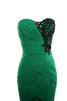Keine Taille A-Line Chiffon Elegantes bodenlanges Abendkleid mit Reißverschluss - 2