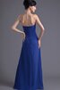 Robe de soirée avec sans manches col en forme de cœur avec chiffon - 8