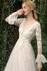 Abito da sposa con fiore naturale sogno convenzionale in tulle scintillante - 6