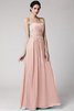 Robe demoiselle d'honneur plissage longue au drapée fermeutre eclair de fourreau - 20