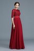 Abito mamma Sposa in Chiffon A-Line Principessa Senza Maniche A Terra - 5