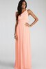 Abito da Damigella moda in Chiffon monospalla con Increspato - 20