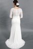 Clasico Vestido de Novia de Hasta el suelo de Cola Barriba - 2