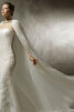 Robe de mariée col en forme de cœur captivant longue romantique discrete - 2