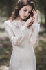 Vestido de Novia en Encaje de Hasta el Tobillo de Encaje Adorno de Adorable - 4