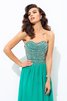 Ärmelloses Chiffon A-Linie Formelles Abendkleid mit Reißverschluss - 7