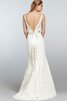 V-Ausschnitt Sweep train Elegantes sexy langes Brautkleid mit Gürtel - 2