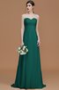 Vestido de Dama de Honor de Corte-A en Gasa de Escote Corazón de Sin mangas - 15