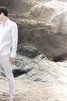 Abito da Sposa Formale E Informale con Increspato Naturale in pizzo Cuore Senza Maniche - 2