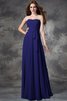 Normale Taille A-Line Chiffon Bodenlanges Anständiges Brautjungfernkleid - 25