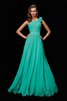 Prinzessin Ärmellos Empire Taille A-Linie Brautjungfernkleid aus Chiffon - 15