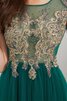 Verlockend Satin Stilvolles Bodenlanges Ballkleid mit Kristall - 7