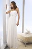 Informal&Casual Vestido de Novia de Corte Recto de Hasta el suelo de Abalorio de Playa - 1