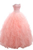 Duchesse-Linie Prinzessin Ärmelloses natürliche Taile Strand Elegantes Brautkleid - 4